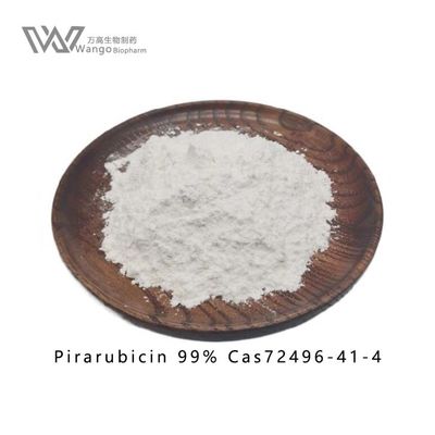 kualitas  Highly Pirarubicin 99.99% Cas72496-41-4 Antineoplastic and Antibiotic fine powder for research purpose in small bottles pabrik