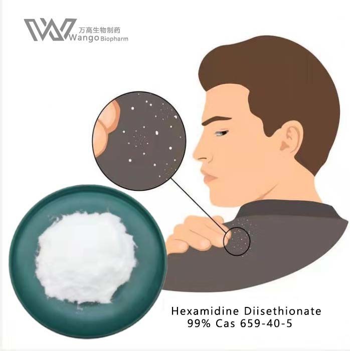 Hexamidine Diisethionate Cas 659-40-5 Skin Care Antidandruff Antiprur Treatment