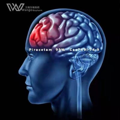 Piracetam Nootropics Bubuk Massal Penambah Kognitif CAS 7491-74-9